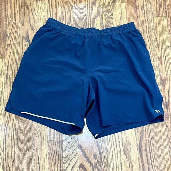VRST Navy Lined Athletic Shorts. Size Large. - Picture 1 of 6
